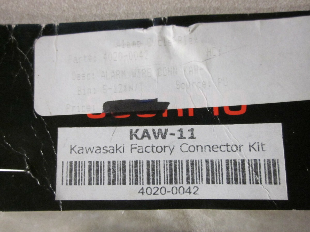 NOS Scorpio Factory Connector Cable Kit Kawasaki Ninja ZX14