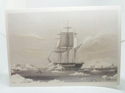 USS Vincennes in Disappointment Bay US Antarktisexpedition 1838 Charles Wilkes