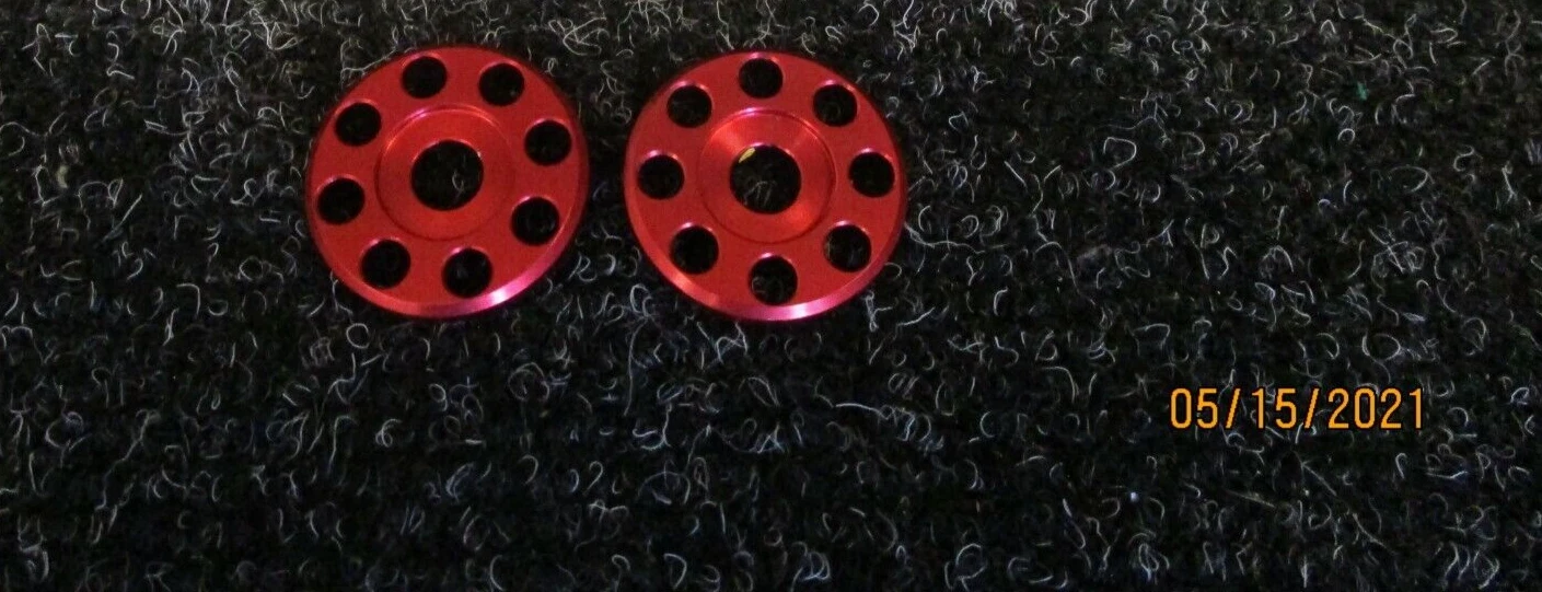 Honda CR250 1997 DOCWOB red alloy petrol tank top hat washer fitting kit