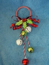 Christmas Doorknob Hanger Jingle Bells Decoration