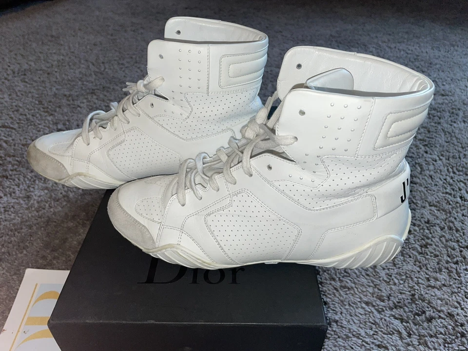 Кроссовки Christian Dior J'Adior D-Fence белая кожа размер 38,5 8 - Изображение 2 из 4