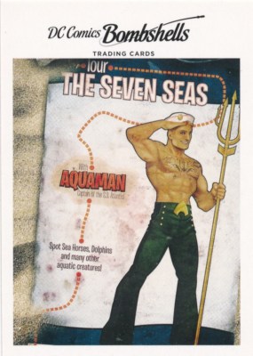 A20 AQUAMAN 2017 Cryptozoic DC Comics Bombshells VARIANT