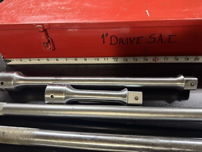 Wright Tools 1'' Drive 12 PT. Socket Set 21 Pieces SAE 1 1/2'' - 3 1/8'' - USA