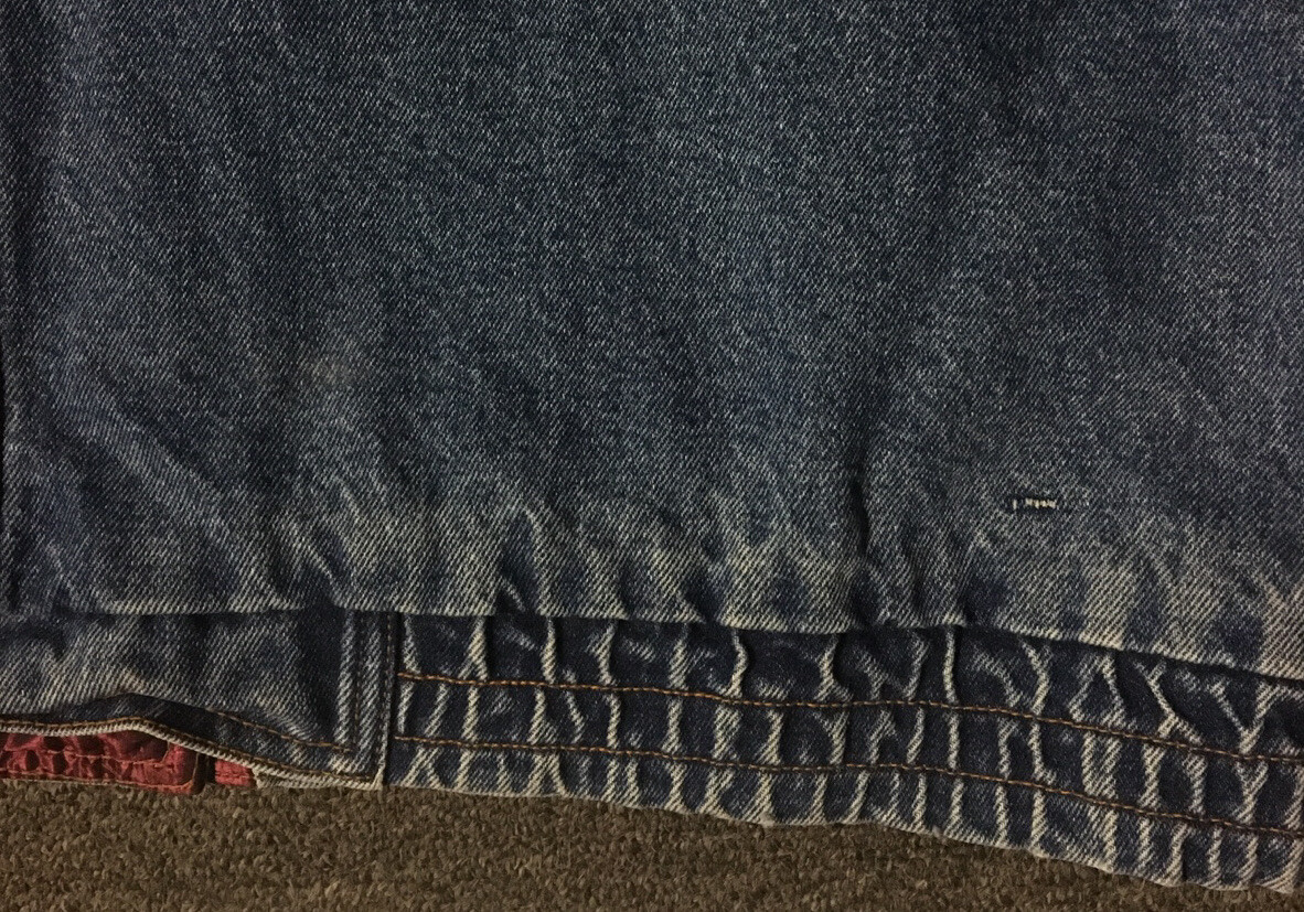 Vtg 80s Current Seen Denim Jean Jacket L Art Grunge Biker Vtg 80s Current Seen Denim Jean Jacket L Art Grunge Biker