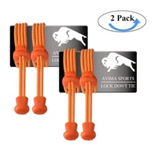 No Tie Shoelaces Elastic Lock Shoe Laces Running Jogging Canvas Sneakers Trainer