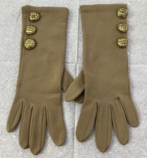 VINTAGE VIOLA WEINBERGER LADIES NYLON LINED GLOVES WEST GERMANY SIZE S