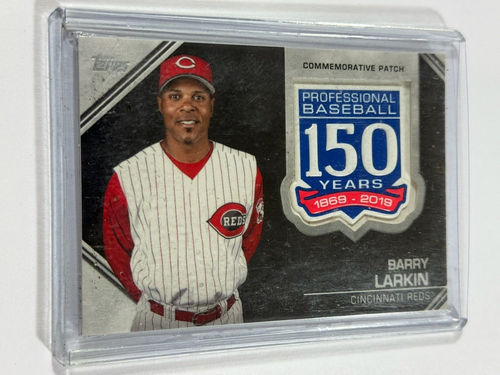 2019 Topps 150th Anniversary Commemorative Patch Barry Larkin #AMP-BL Patch HOF