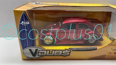 JADA V DUBS 1959 VOLKSWAGEN BEETLE VW 1:24 RED | eBay