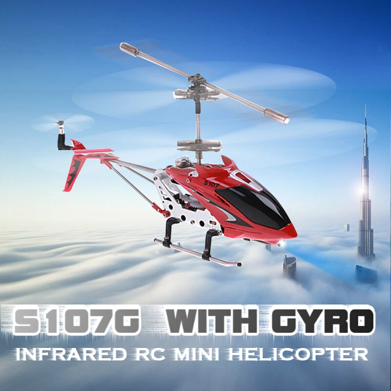 Syma S107G RC Helicopter 3.5CH Remote Control Helicopter w/ Gyro Toy Gifts Z6W4 - Image 4 of 4