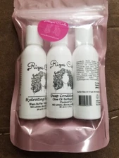 Rizos Curls Travel 3 Pack- Hydrating Shampoo, Deep Cond., Curl Cream 2 oz. Each