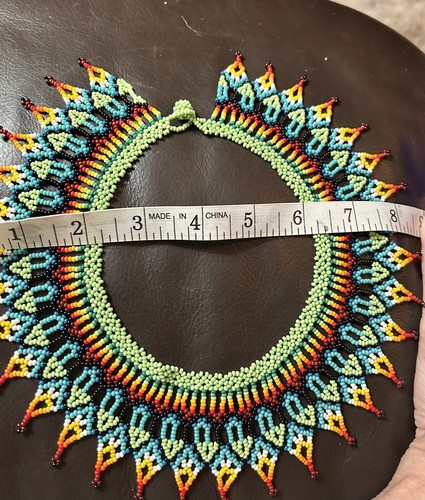 Collar colombiano hecho a mano tribu Embera - Imagen 2 de 3