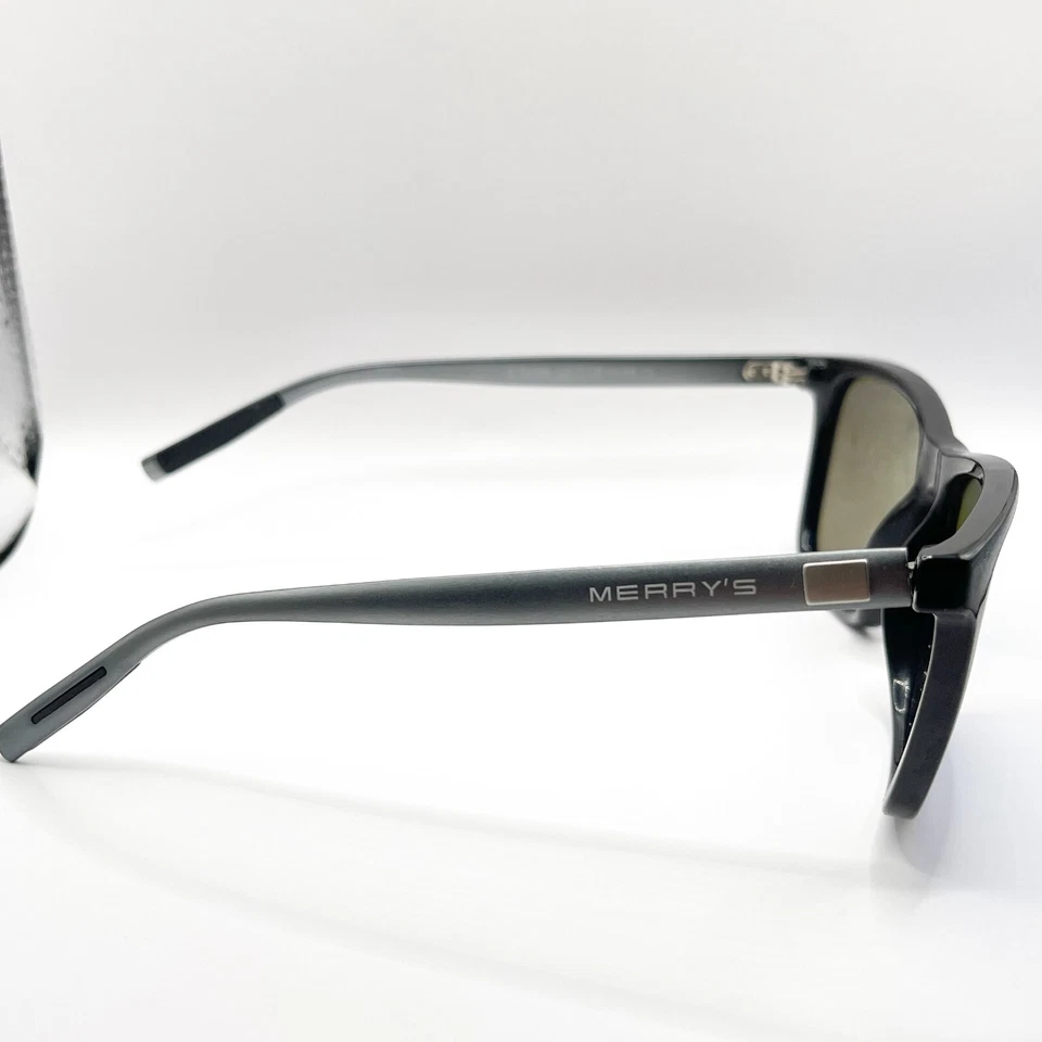 Gafas de sol Merry's S'8286 negras unisex de aluminio polarizado 56-16 140 Foto 4 de 4