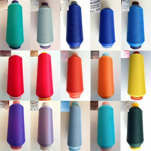 Einzelne Overlock-Nähgarne