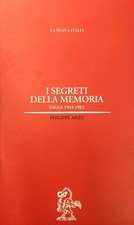 Philippe Ariès - I segreti della memoria. Saggi 1943-1983 - La Nuova Italia 