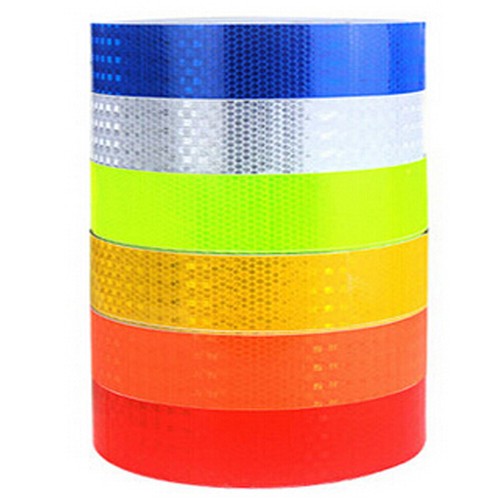 3M 10M 25M 38M Reflective Strip Safety Warning Conspicuity PE Tape Film Sticker - Picture 8 of 17