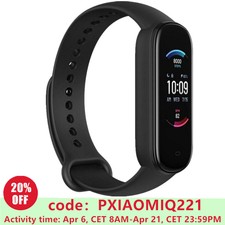 Amazfit Band 5 AMOLED Bluetooth 5.0 Waterproof 5ATM Heart Rate Fitness