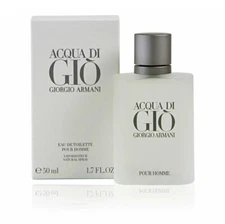 Acqua Di Gio by Giorgio Armani For Men 1.7 oz Eau de Toilette Spray Sealed