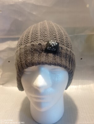 Mens Beanie Hat Fleece Lined Warm Winter Knit Hats With Ear Flaps