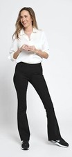 Betabrand Classic Bootcut Dress Pant Yoga Pant Black Women  s Size XL Petite