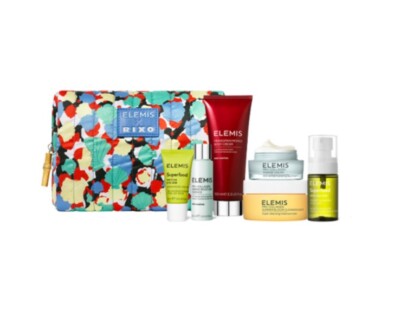 NWB ELEMIS x RIXO On-The-Glow Essentials 7-Piece Gift Set For Women