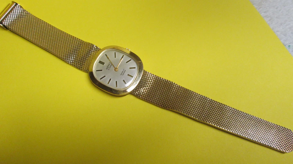 KENT 罕见复古女士镀金手表,法语。 17件珠宝、套装、风、跑步 — 第 4/4 张图片