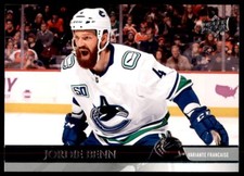 Jordie Benn 2020-21 Upper Deck French Variation #423 Vancouver Canucks