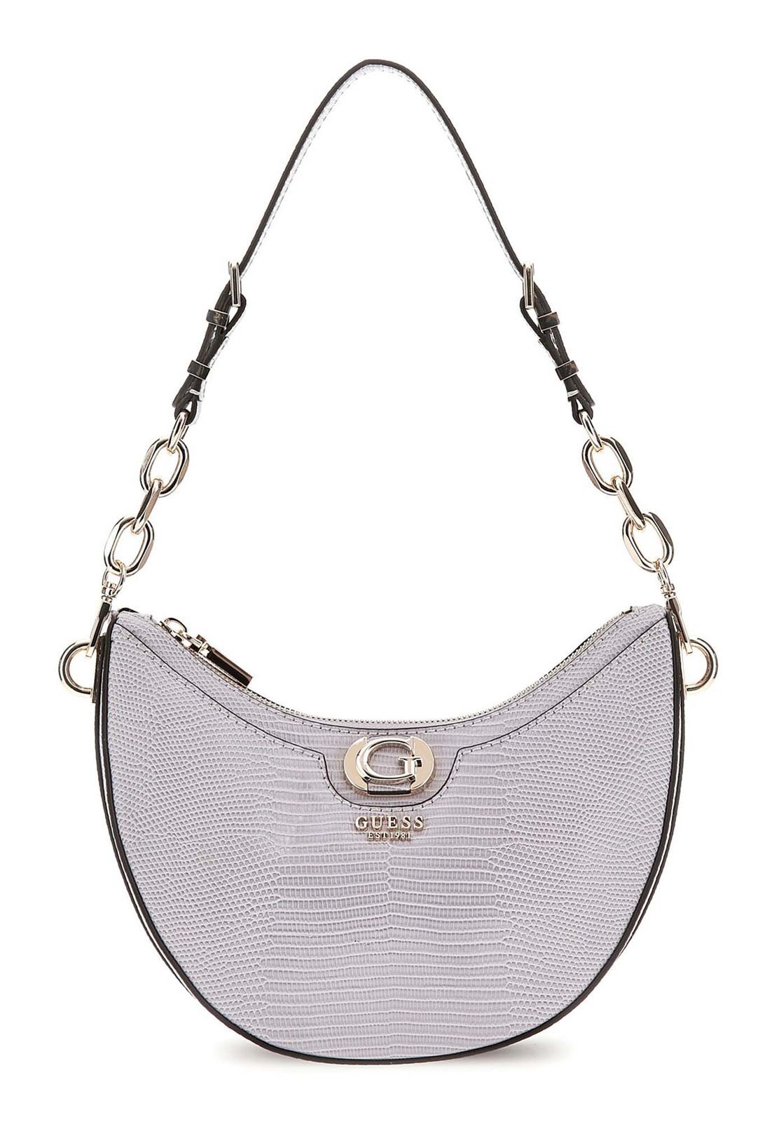 GUESS shoulder bag Orlina Top Zip Shoulder Bag Lavendar Grey