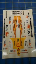 Formula 1 Renault / ING Decals from Mid America Buffalo Grove