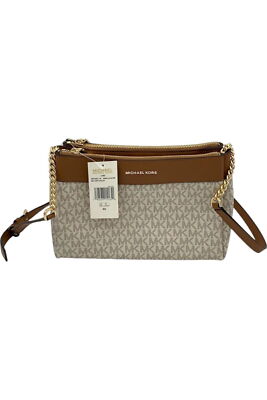 ★LOW CLASSIC★ LC LOGO MICRO BAG_IVORY_LOW24UM_BA040IV Michael Kors Lori Small Logo Crossbody Bag Vanilla/Acorn | eBay