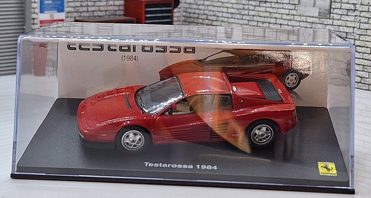 Ferrari Testarossa 1984 - Red 1:43 Scale Model Cased by IXO | eBay UK