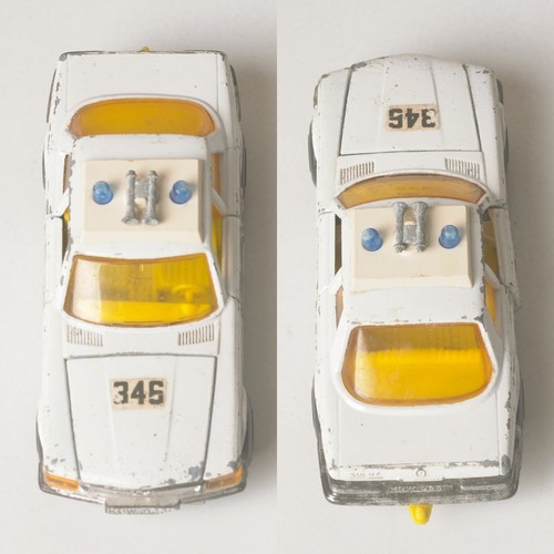 2x Matchbox Speed Kings, Police, Bandolero, 350 SLC Mercedes, '72 '74, Playworn - Bild 22 von 23