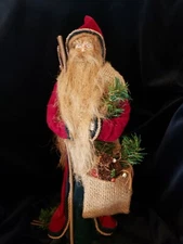 Primative Vintage Standing Santa