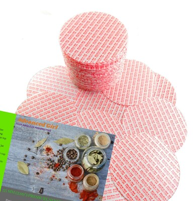 #ad 53mm 2.09quot; Pressure Sensitive Seal Liners MadeinUSA No Induction Sealer Needed $22.95
