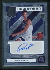 2022-23 JOSH MINOTT AUTO PANINI DONRUSS ELITE NEW BREED ROOKIE RC AUTOGRAPHS