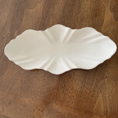 NWOB Lenox Fine China Small Tray Symphony Collection - Platinum Trim 10 