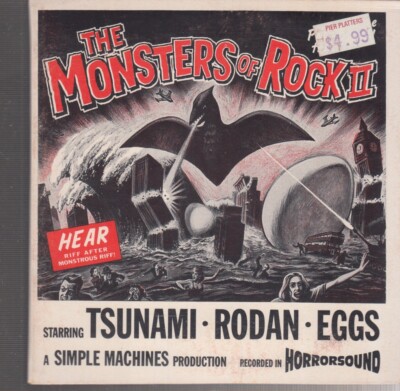 the monsters of rock II cd tsunami rodan eggs