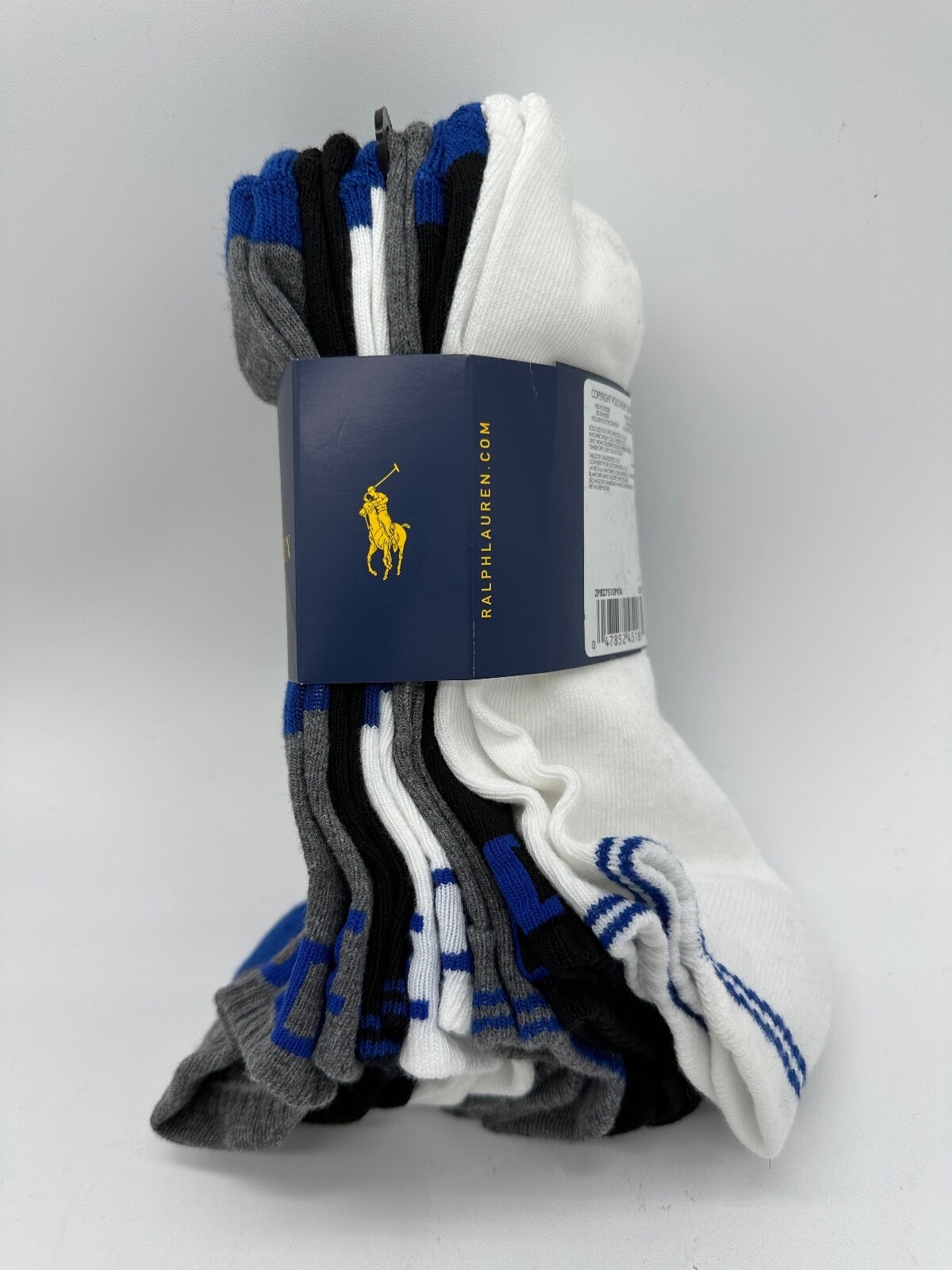 Polo Ralph Lauren Mens Classic Sport Sole Low Cut Socks In Multi Sock Size 10-13 4190₽