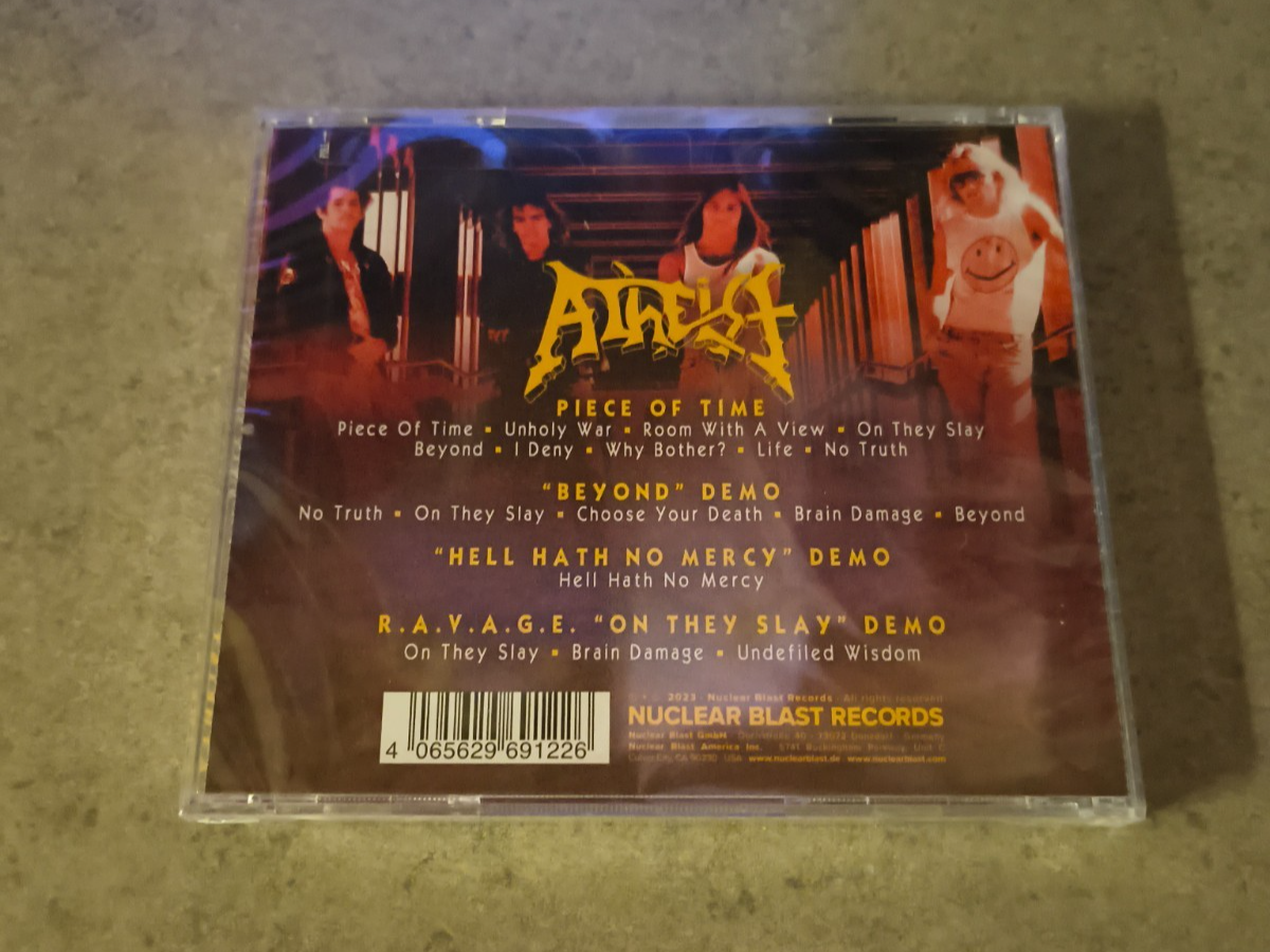 Piece of Time by Atheist (CD, 2023) 4065629691226| eBay