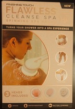 Finishing Touch Flawless Cleanse Spa Spinning Spa Brush 3 Heads NEW