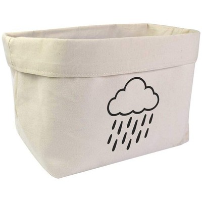Große Canvas-Organizer-/Aufbewahrungstasche ''Regenwolke'' (OR00040898)