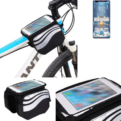 Fahrrad Halterung für HTC Wildfire E3 Rahmenhalter Fahrradtasche Rahmentasche S