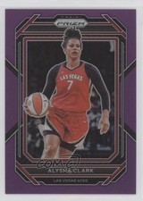 2023 Panini Prizm WNBA Purple Prizm /149 Alysha Clark #55 06y2