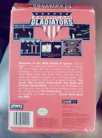 American Gladiators NES With Original Box, Game And Manual