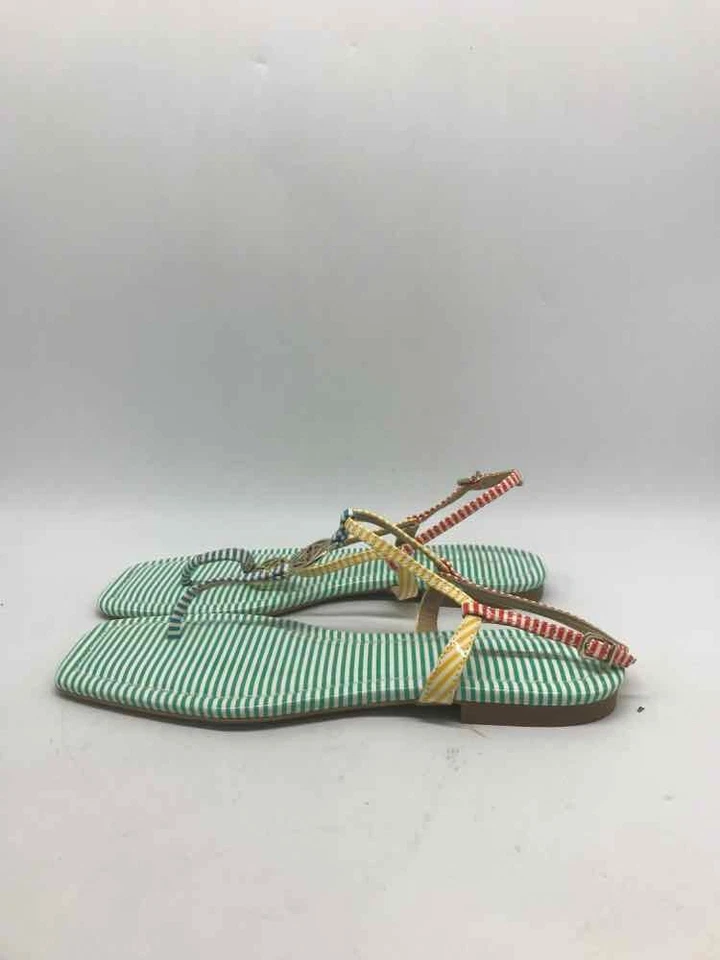 Sandálias tanga verde Antonio Melani tamanho 9 - Imagem 2 de 4