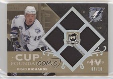 2007 Upper Deck The Cup Foundations Jerseys 6/10 Brad Richards #CF-RI Patch 2d8