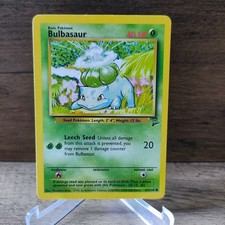 Pokemon Cards Bulbasaur 67/130 Base Set 2 WOTC Common LP/ NM  Card 