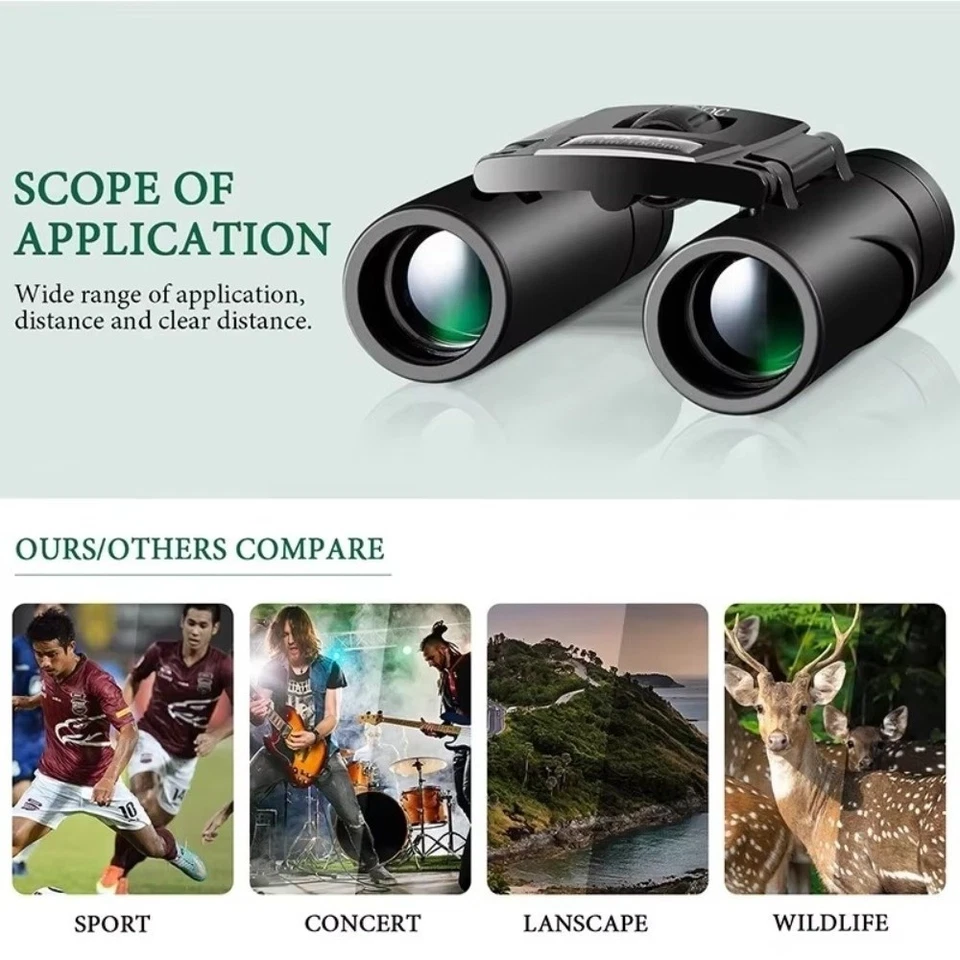 Portable Hd Zoom Binocular Mini Telescope  Outdoor Camping Sports Supplies - Image 3 of 4