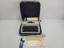 Reiseschreibmaschine + Zubehör Erika Anleitung Büro Technik Deko #268259