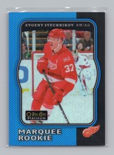 2017-18 O-Pee-Chee Platinum - Retro Rookies Evgeny Svechnikov Blue Rainbow /149 
