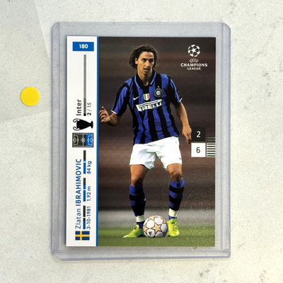 2007-08 Panini UEFA Champions League - Zlatan Ibrahimovic #180 for